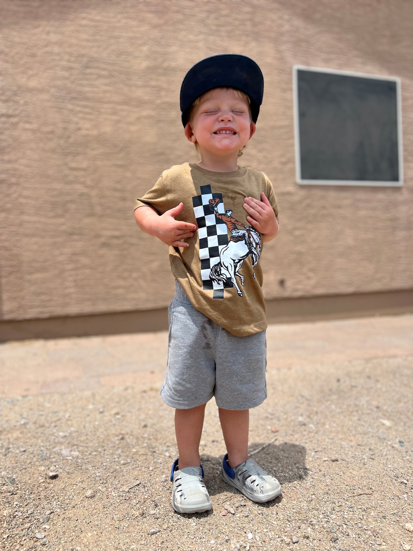 Checkered Cowboy Tee