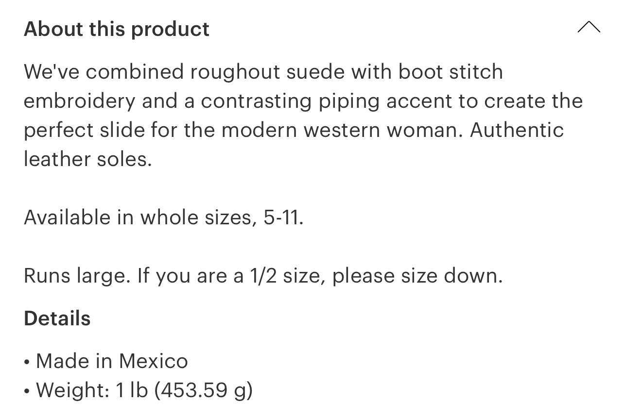 PINK Suede Bootstitch Slide