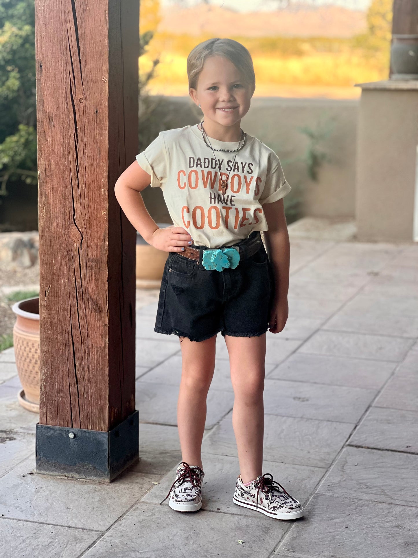 Daddy Says Cowboys Have Cooties Tee