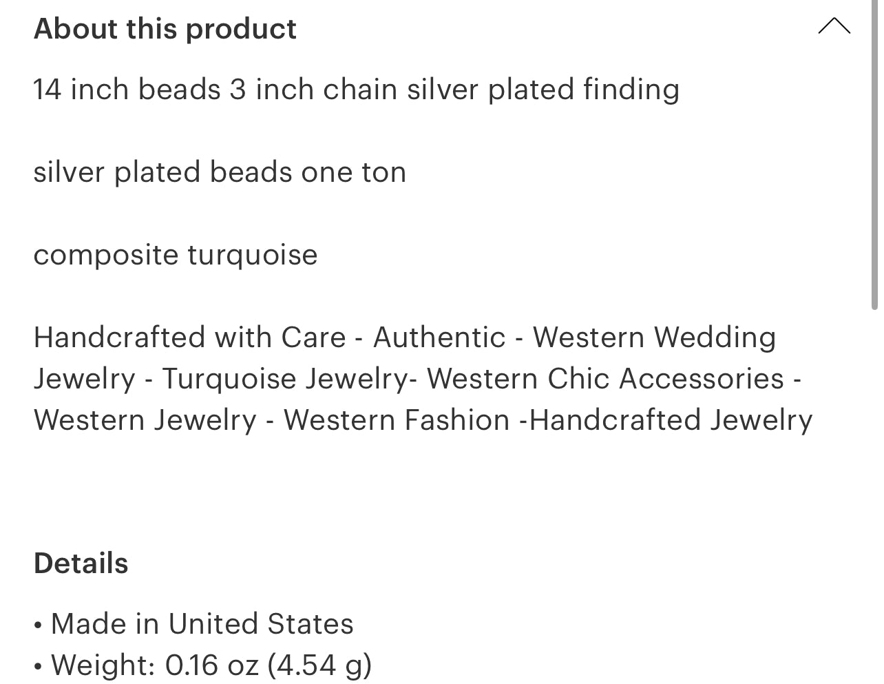 Silver Plated Choker & Composite Turquoise *4mm