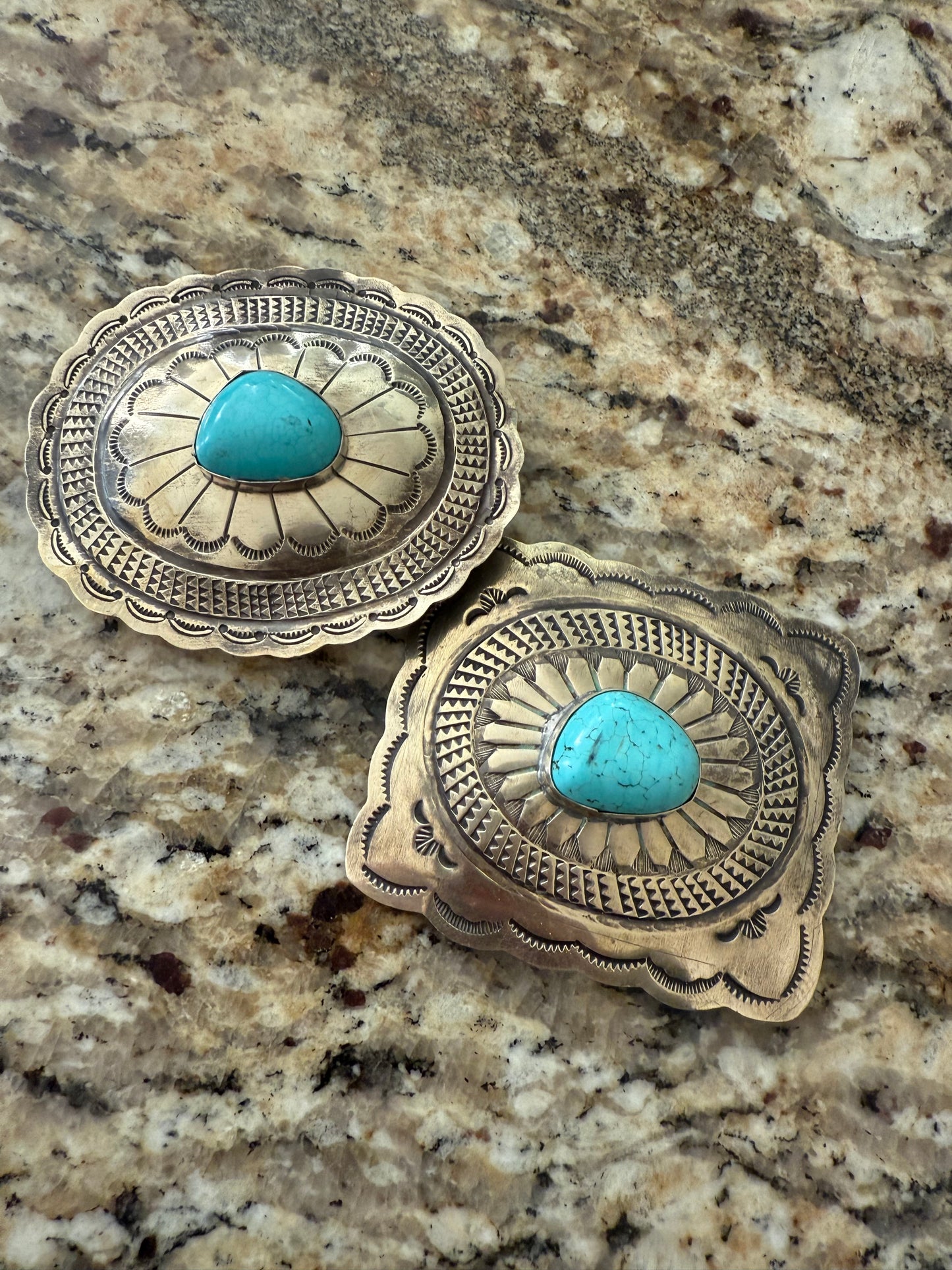 Turquoise Belt Buckles