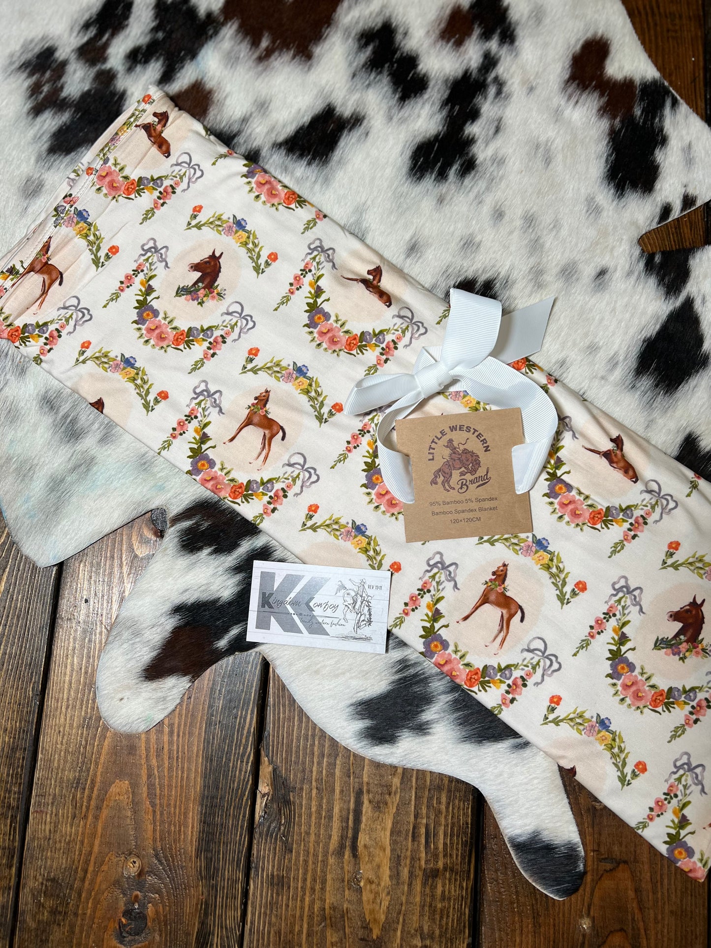 Painted Foal Bamboo Swaddle