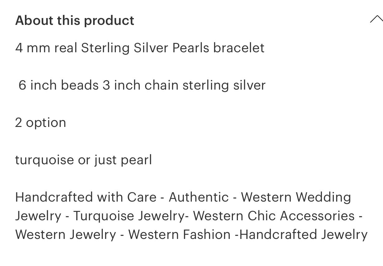Navajo Pearl Bracelets *All Sterling