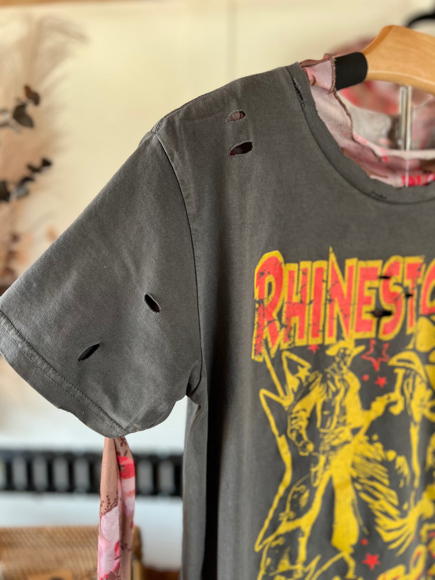 Rhinestone Cowboy Tattered Tee