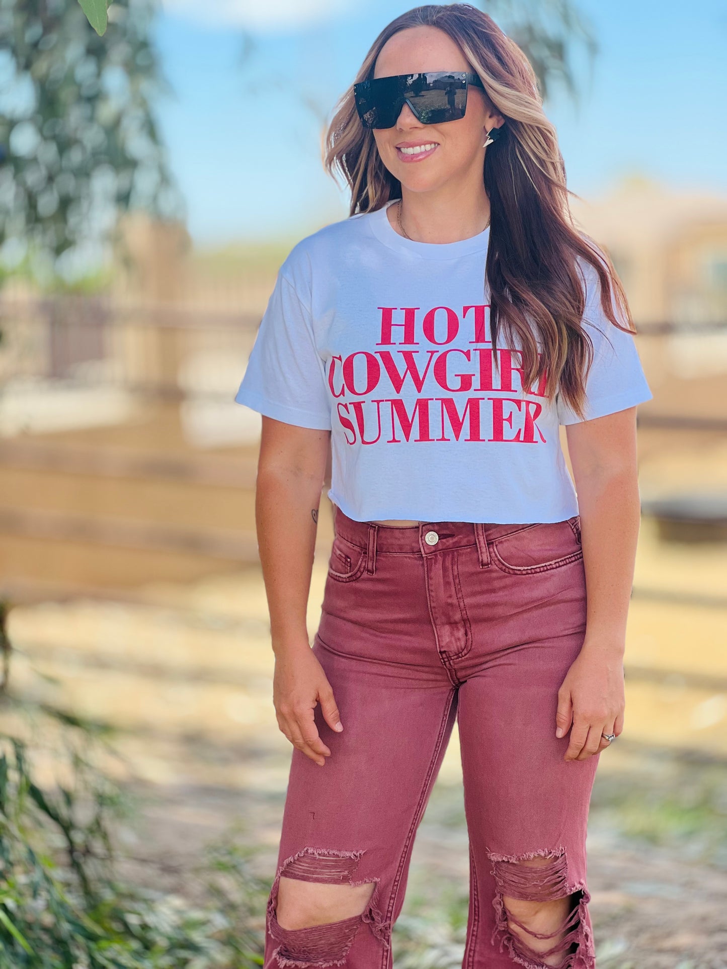 Hot Cowgirl Summer Crop Top