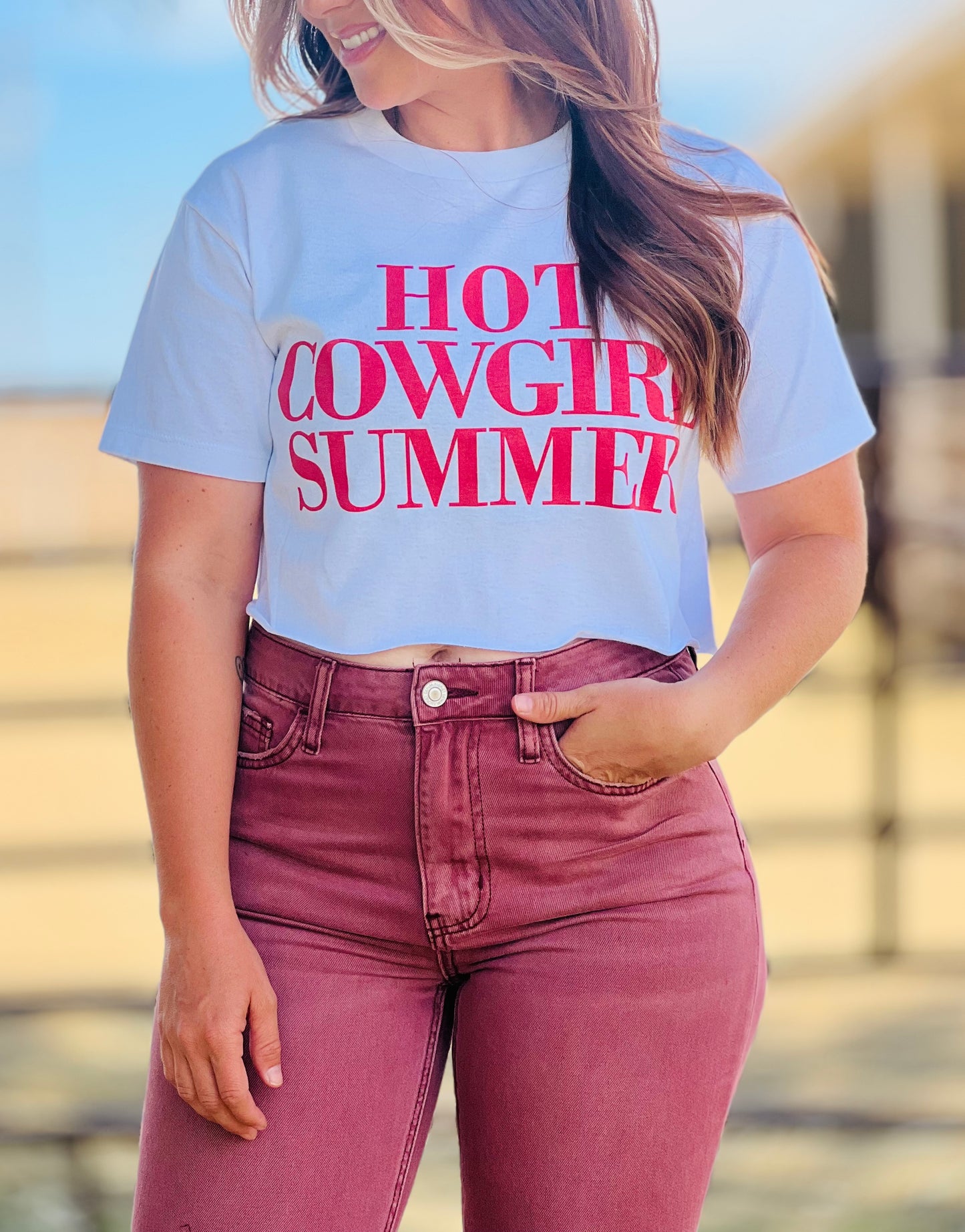 Hot Cowgirl Summer Crop Top