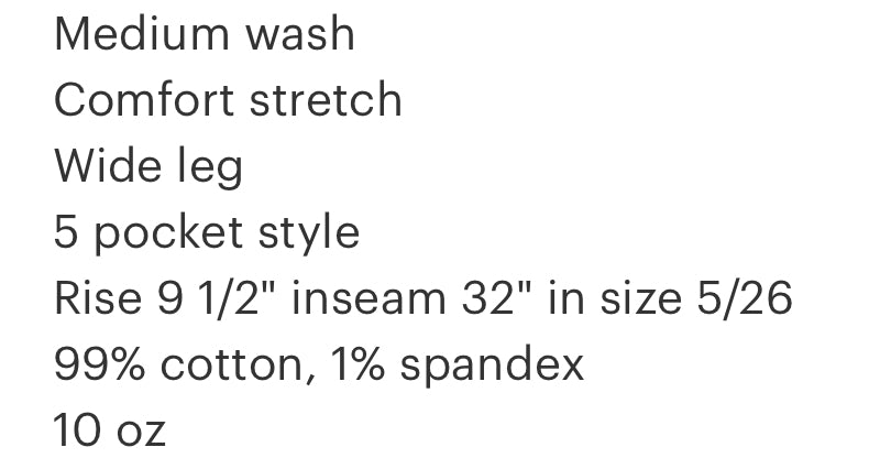 Ultra- Wide Leg KanCan Jean