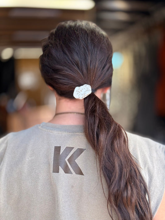 Turquoise Ponytail Holder