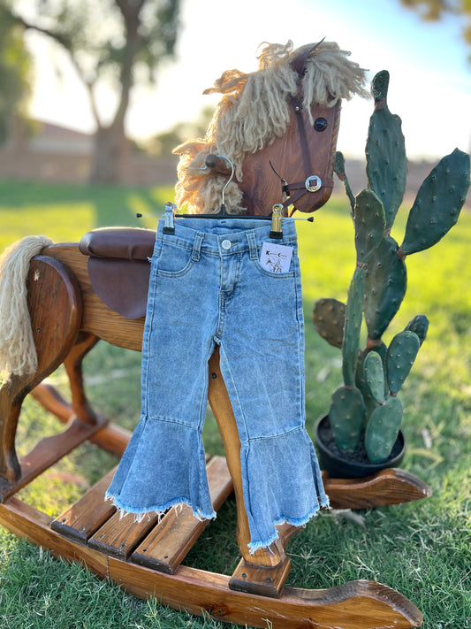 Denim Bell Bottoms Youth