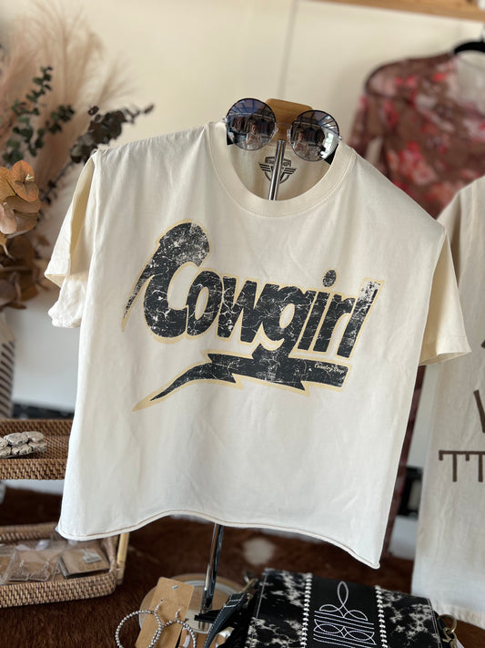 Cowgirl Crop Tee