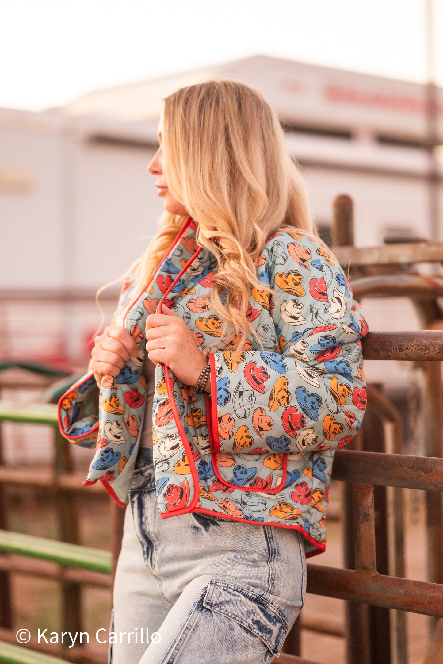 Cowboy Hat -Quilted Jacket