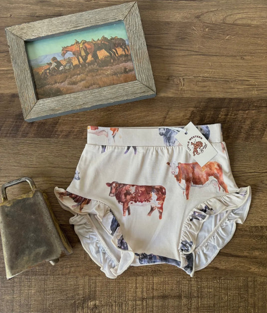 Watercolor Cow Bummies