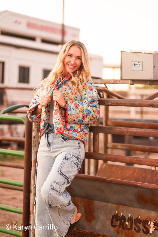 Cowboy Hat -Quilted Jacket