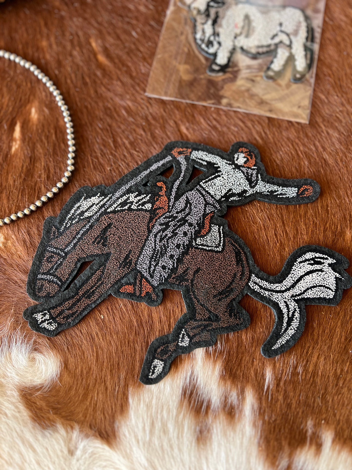 Bucking Horse DIY Iron On Patch