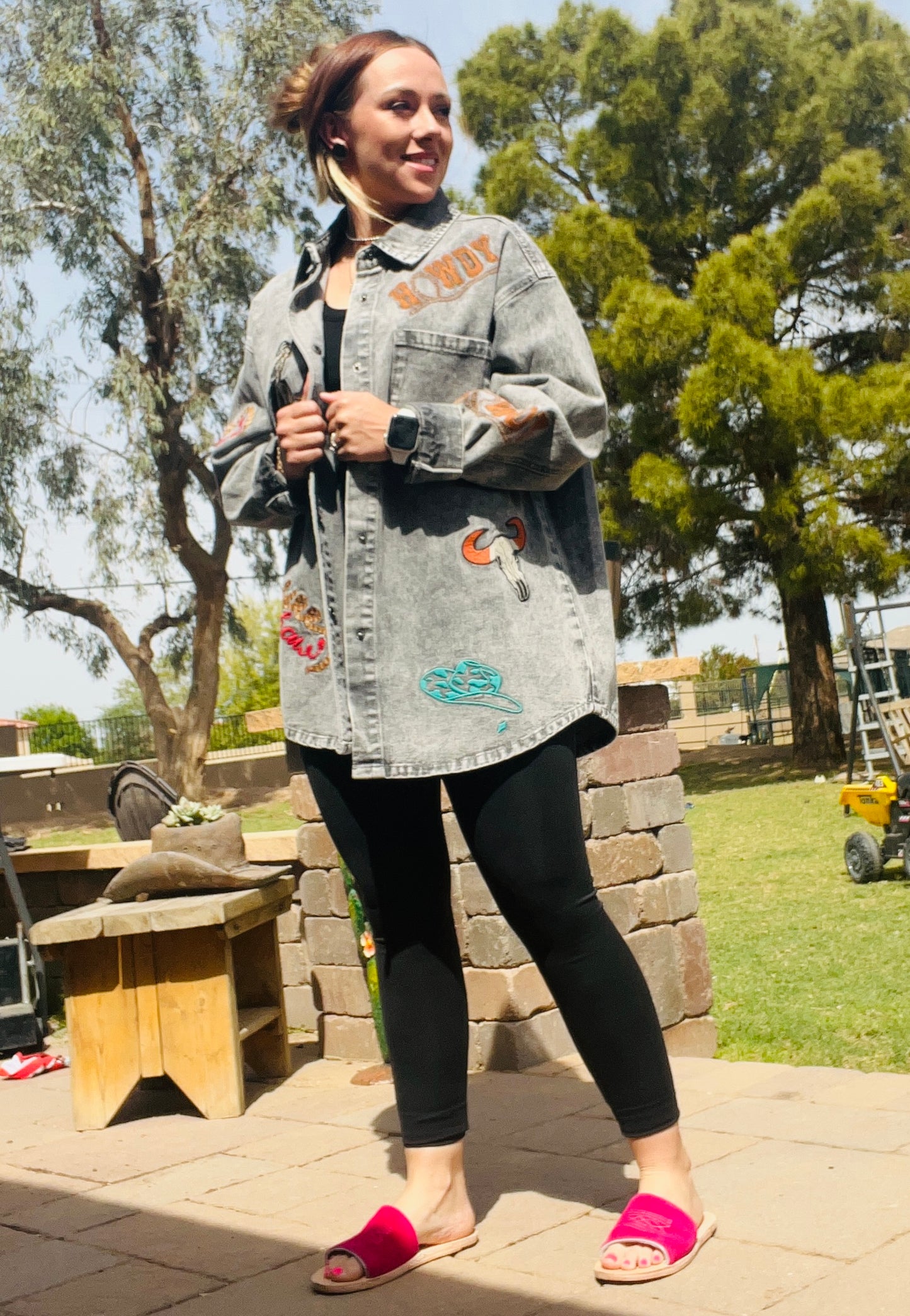 Wild West Embroidered Shacket