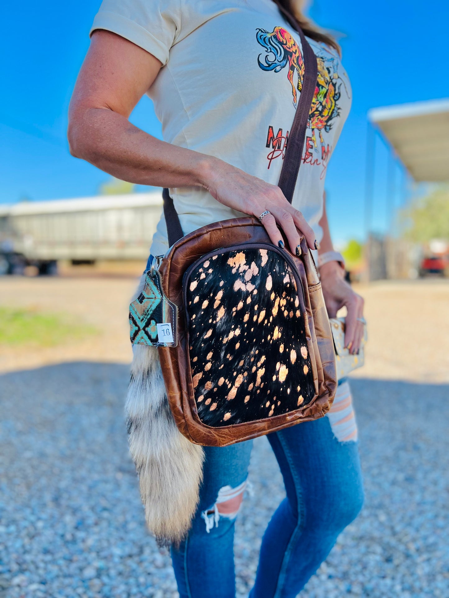 Rosie Rawhide Convertible Bag