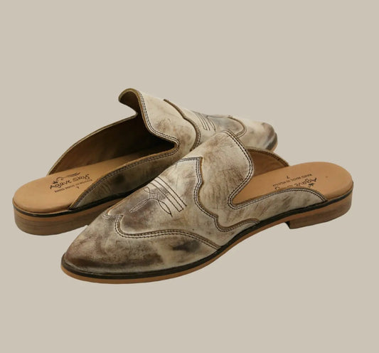 Tan Western Mules