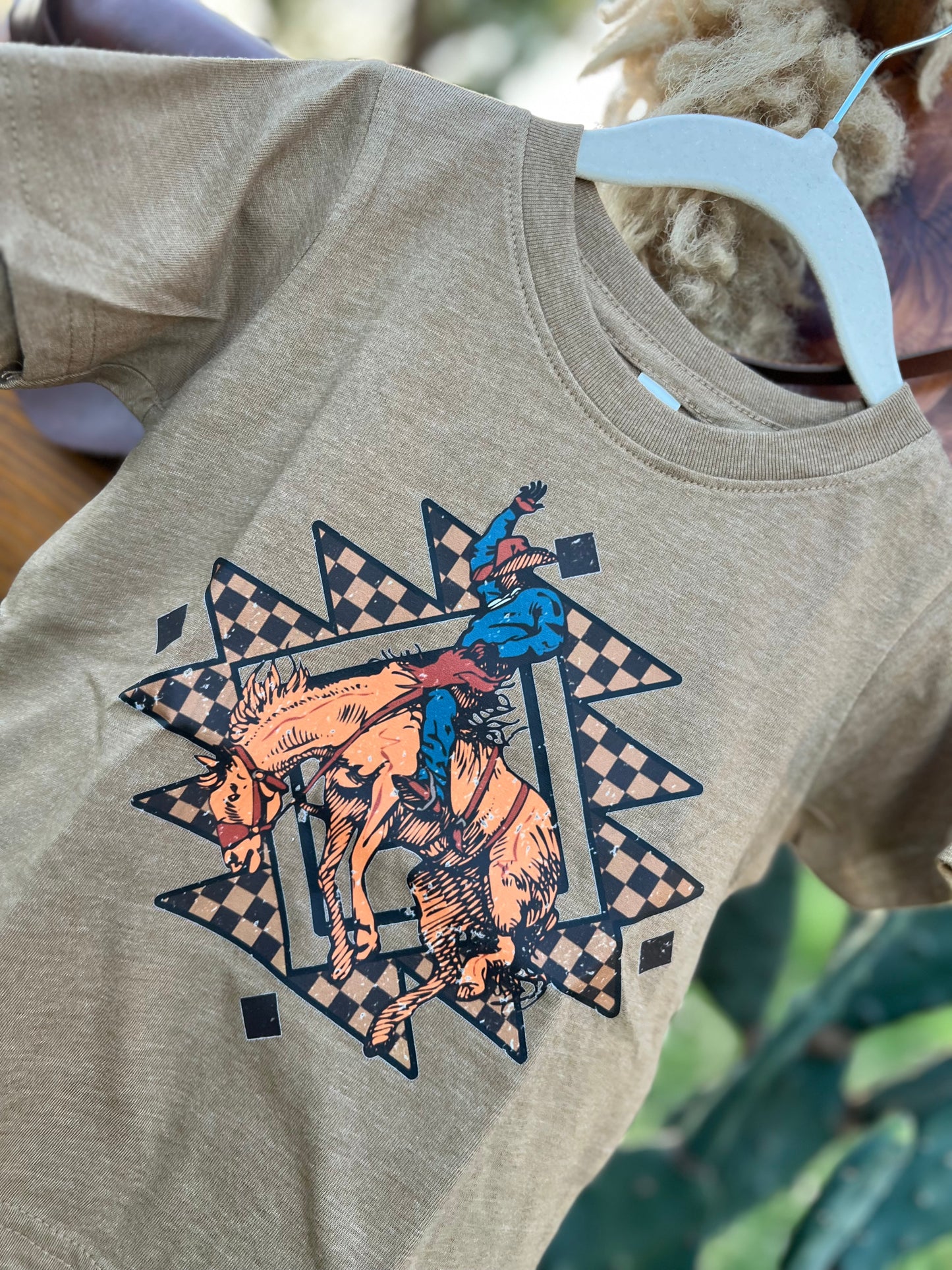 Checkered Cowboy T (Color)