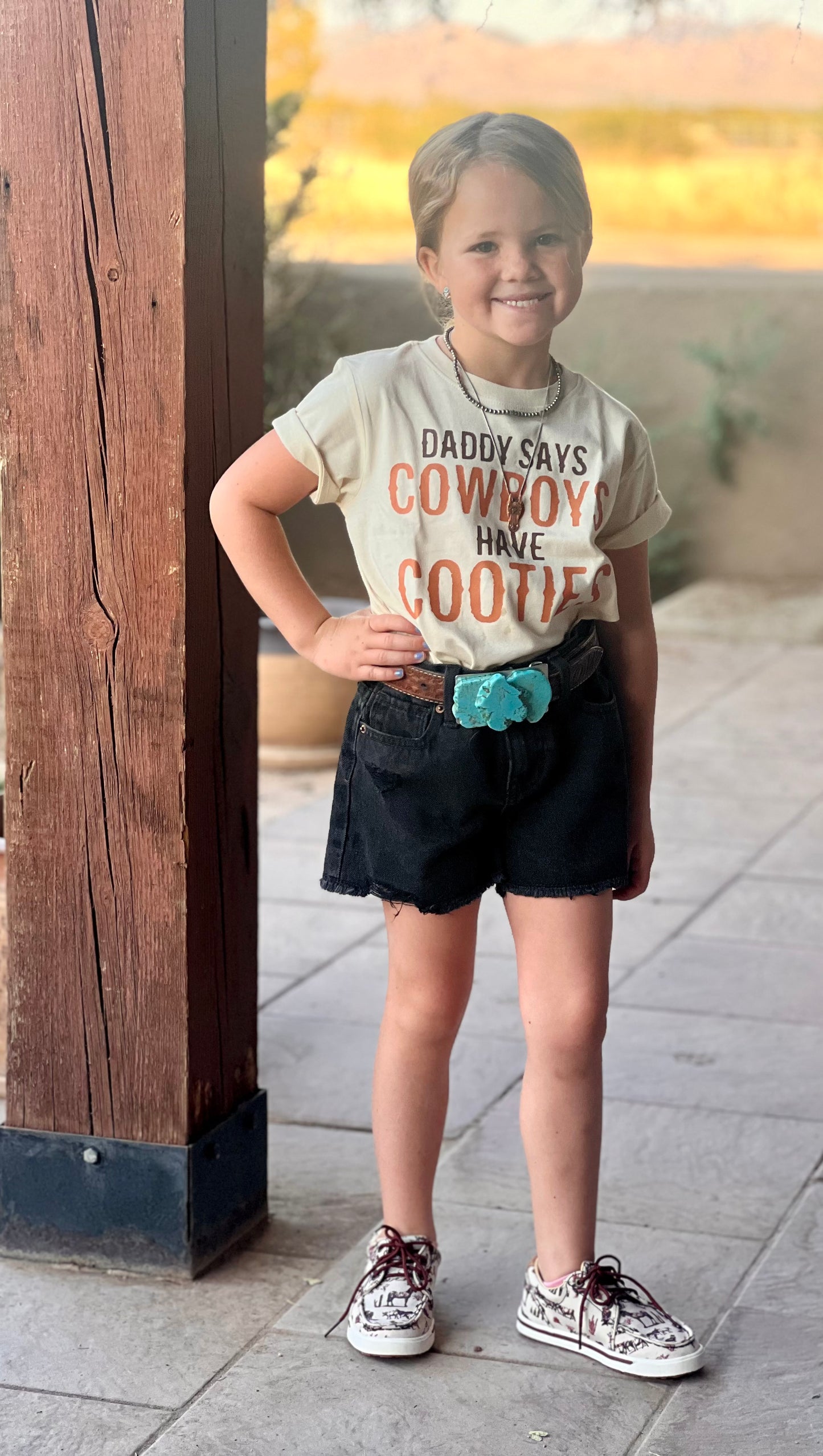 Daddy Says Cowboys Have Cooties Tee