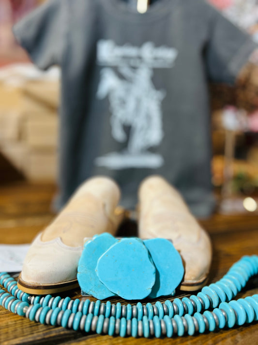 Turquoise Slab Belt Buckles