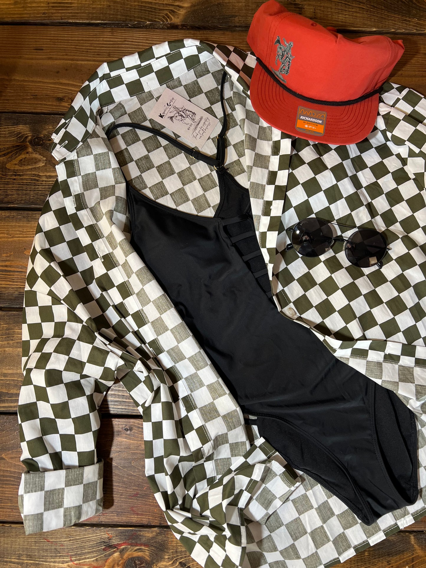 Checkered Oversized Longsleeve