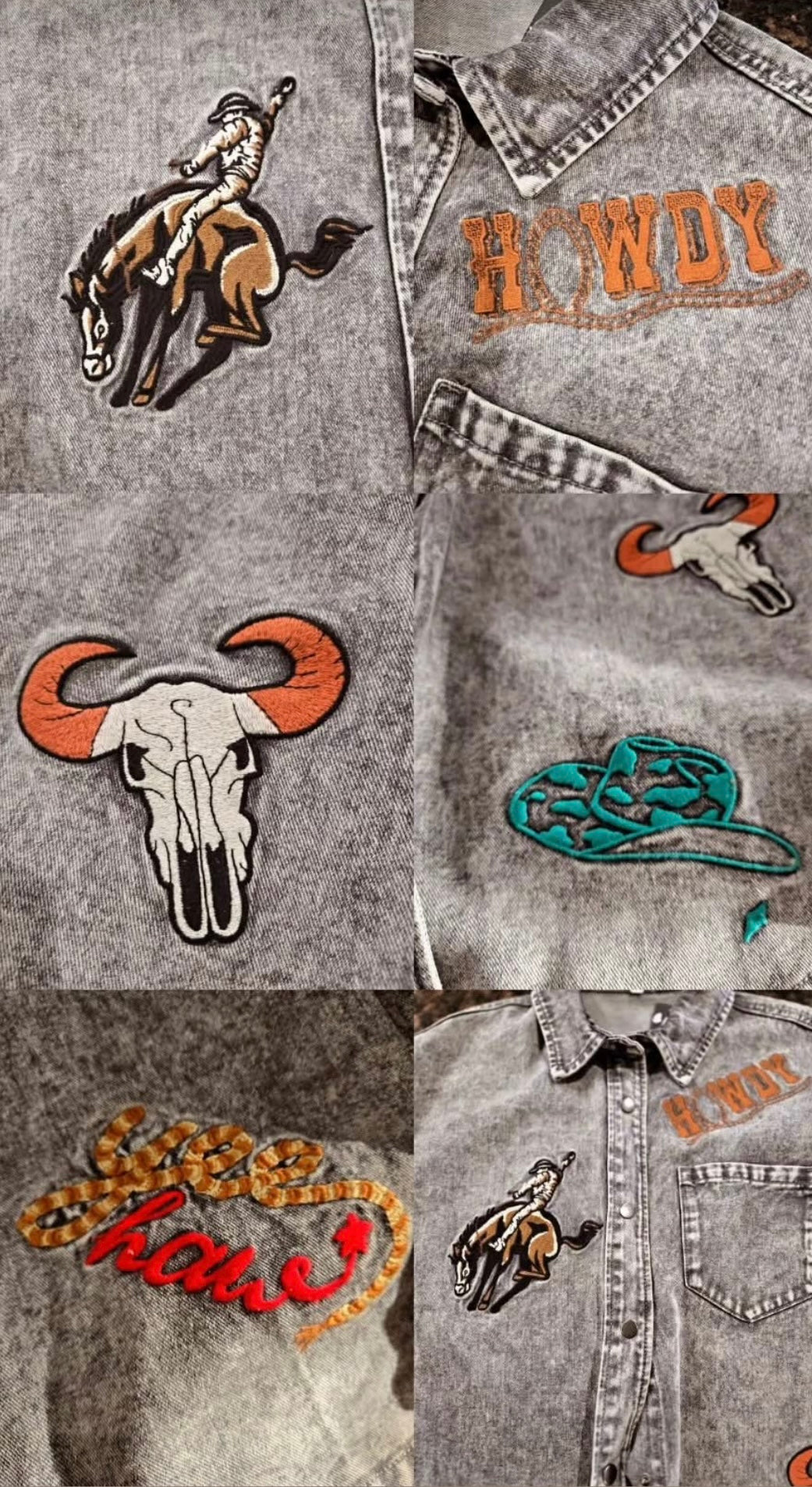 Wild West Embroidered Shacket