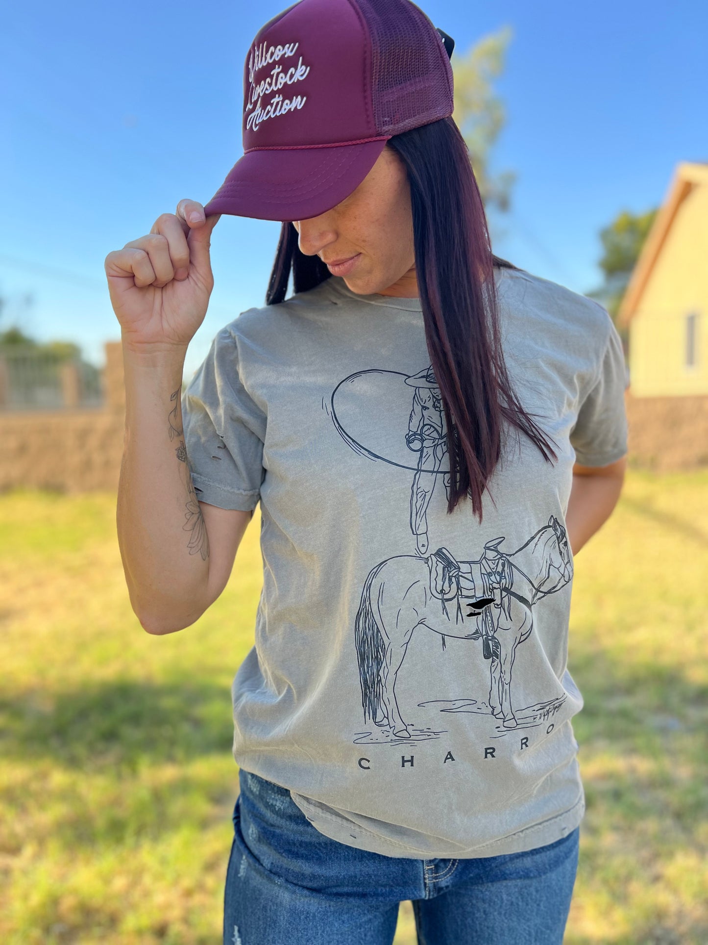 Charro Distressed Tee