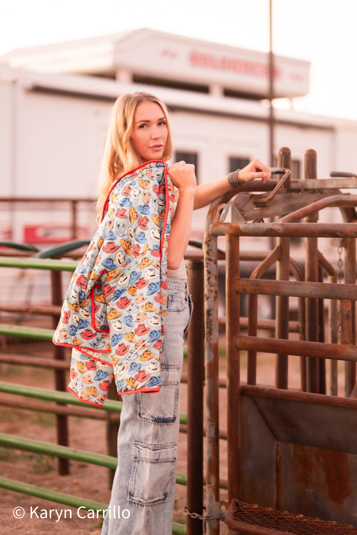 Cowboy Hat -Quilted Jacket
