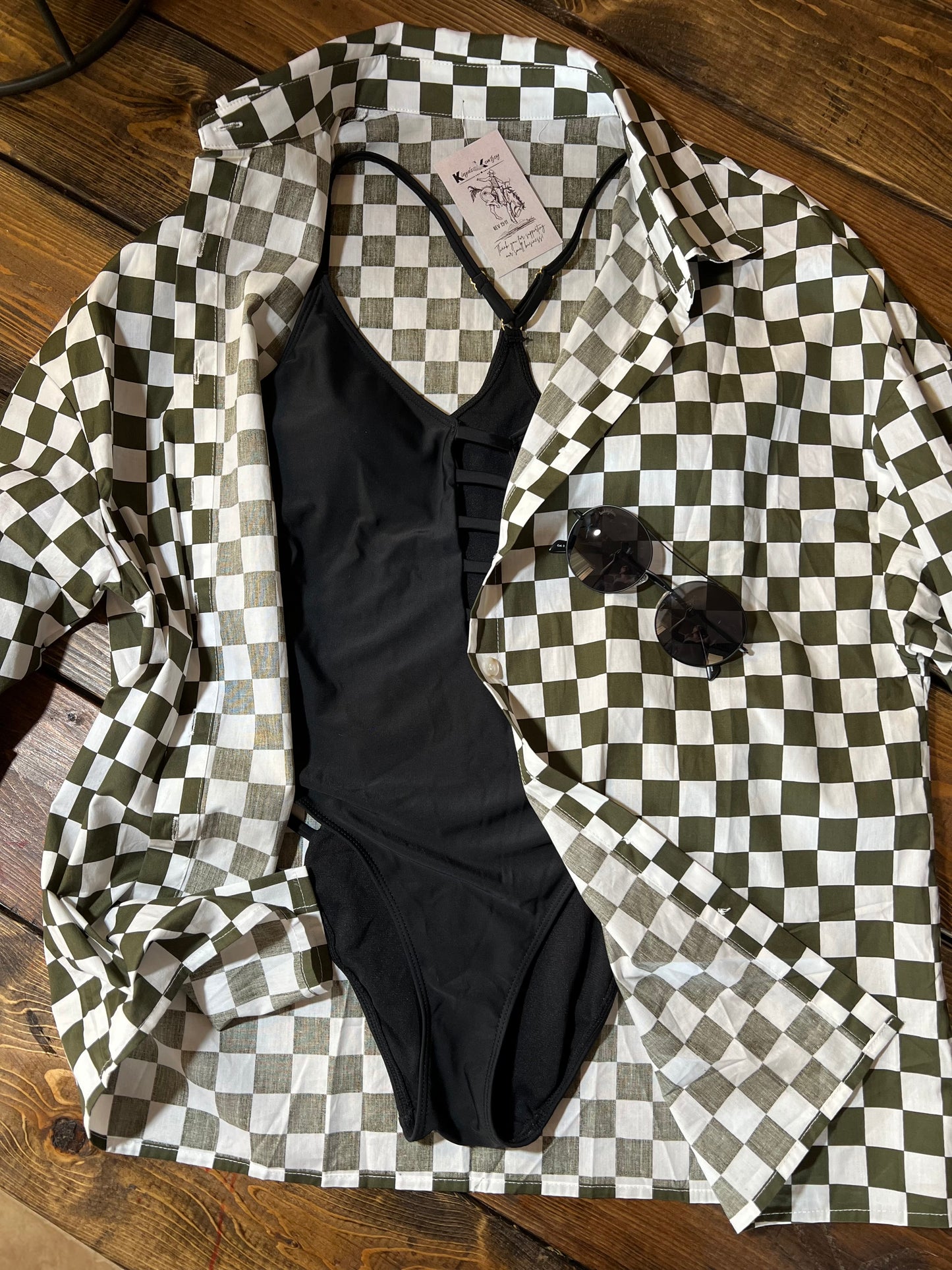 Checkered Oversized Longsleeve