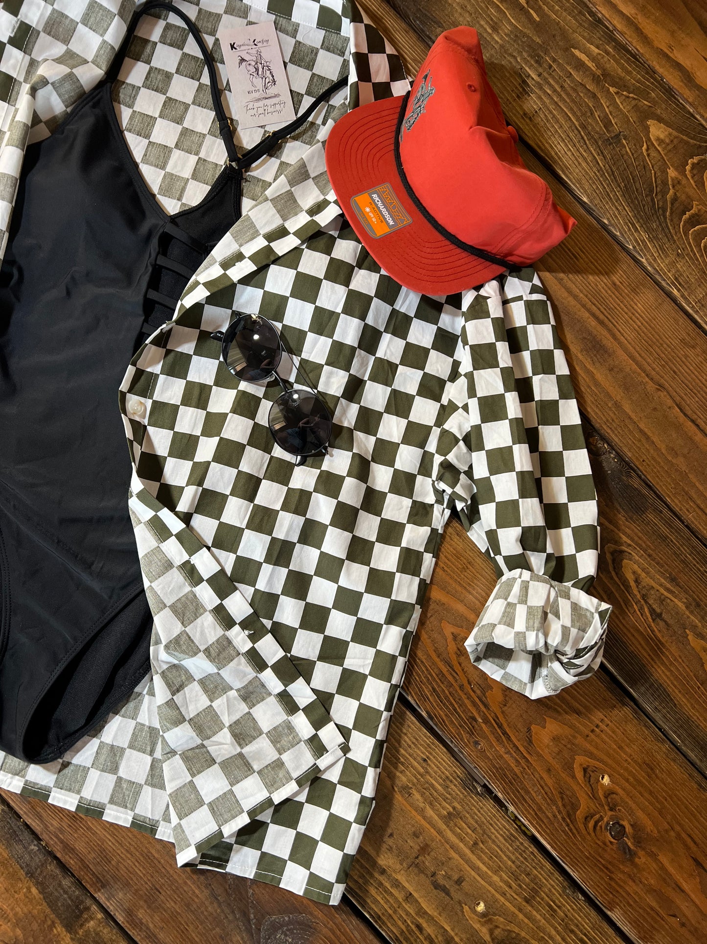 Checkered Oversized Longsleeve