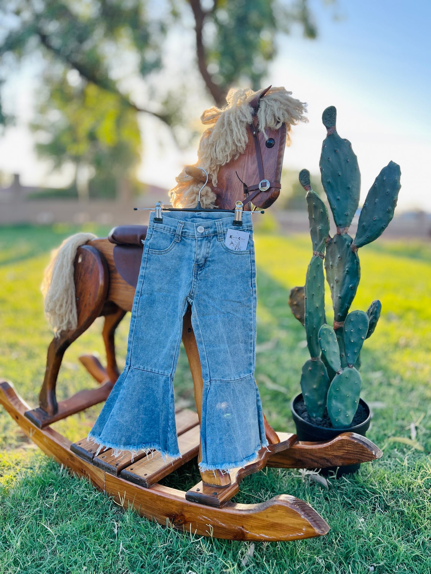 Denim Bell Bottoms Youth