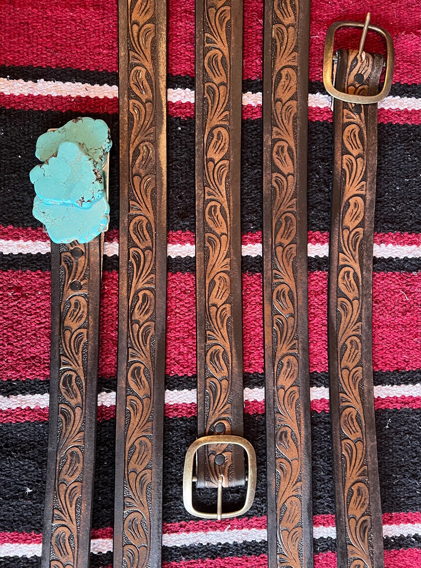 Regan Flegan Vintage Tooled Belt