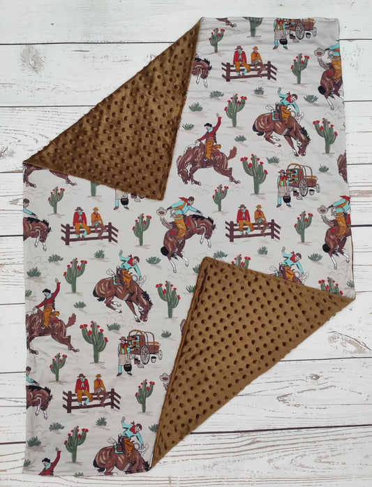 Bronc Baby Blanket