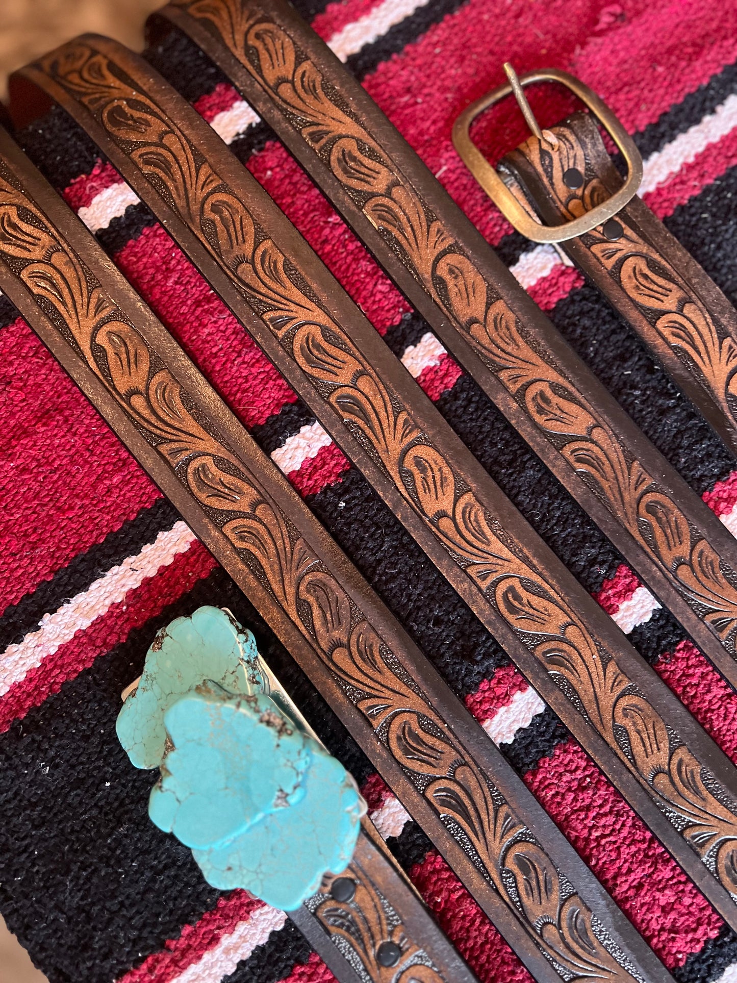 Regan Flegan Vintage Tooled Belt