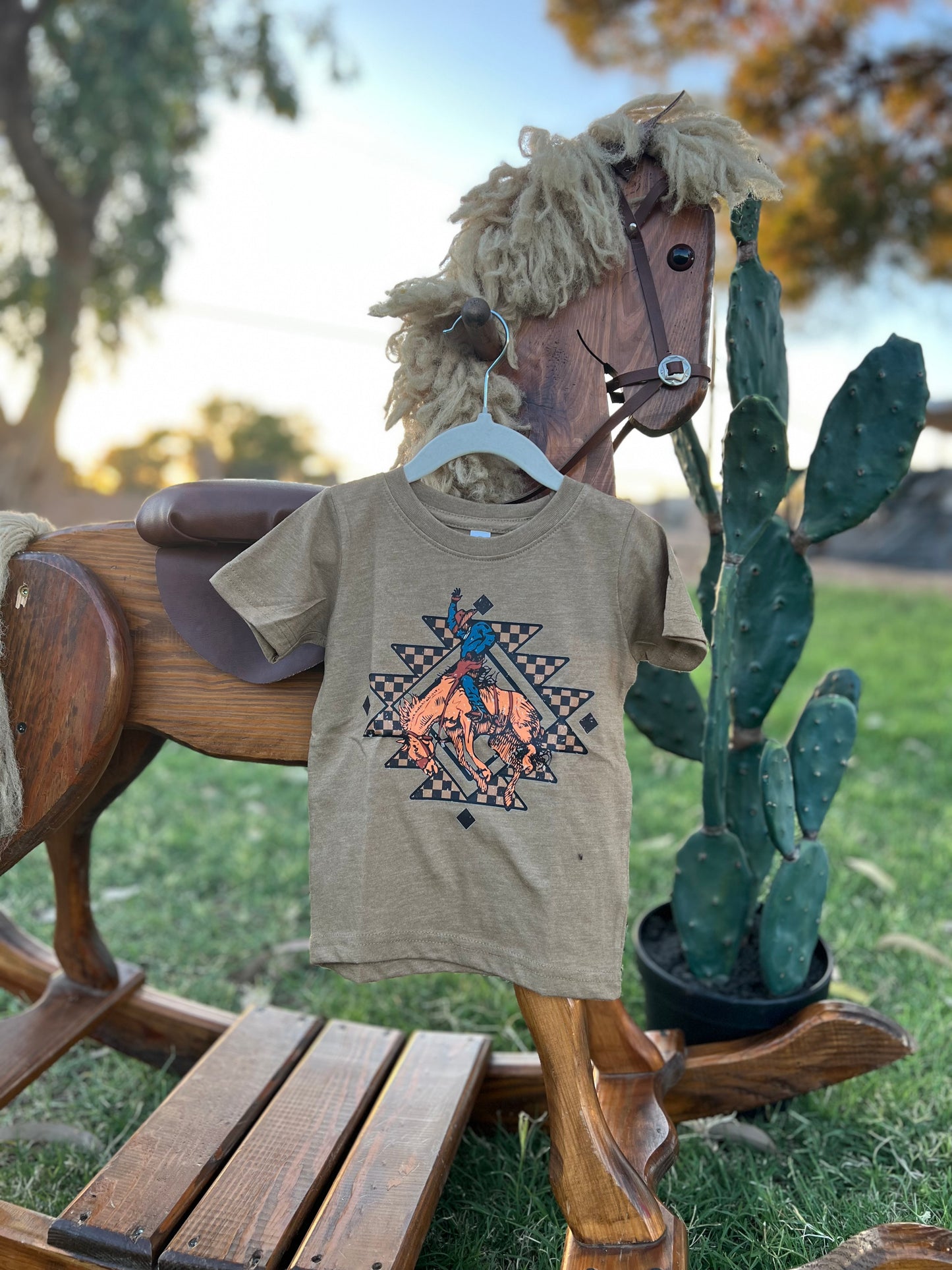 Checkered Cowboy T (Color)