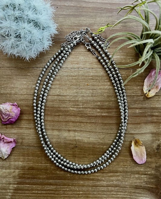 Silver Plated Choker *4mm