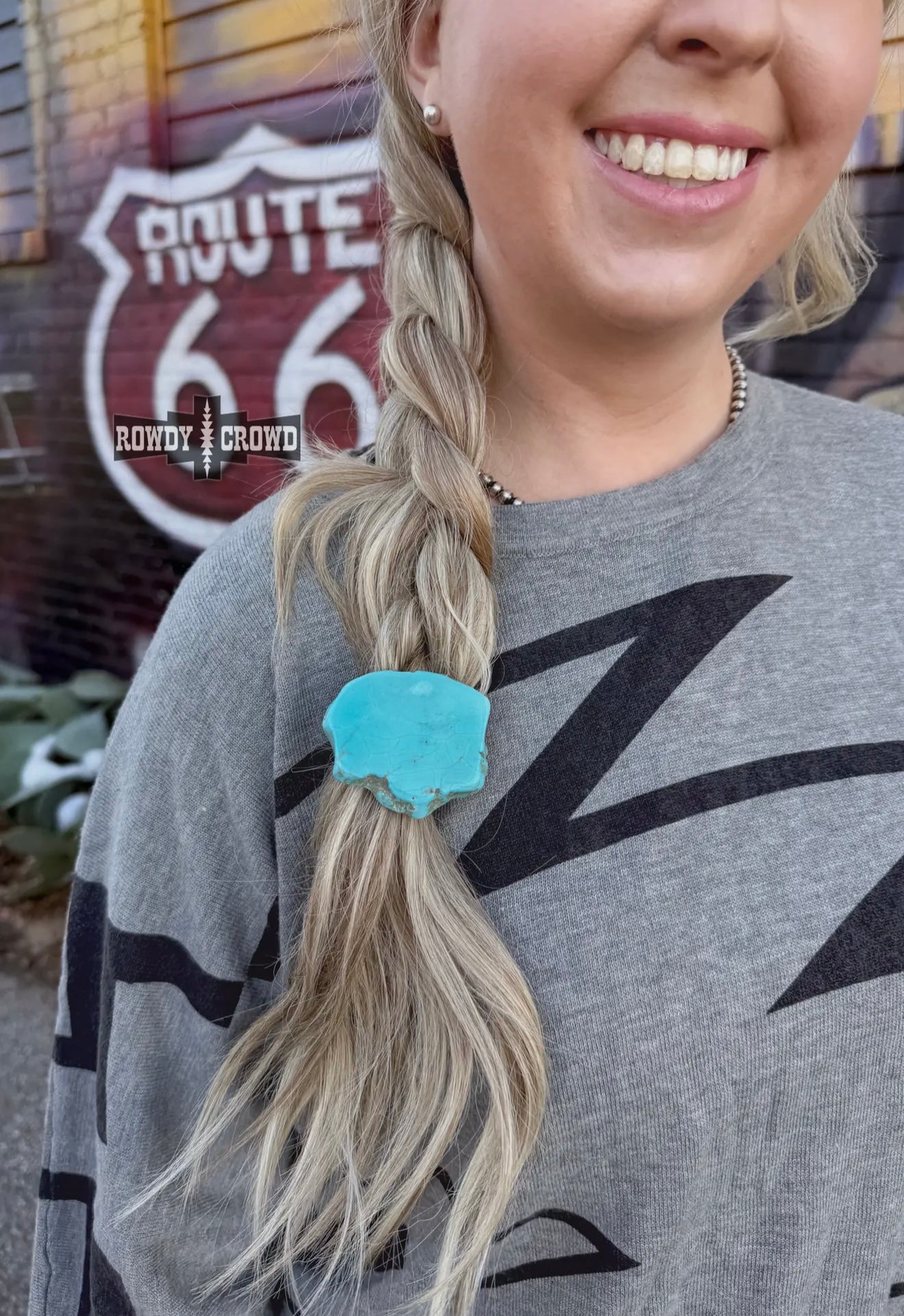 Turquoise Ponytail Holder